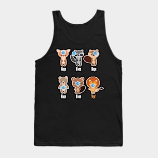 Animal Wearing Mask Wrong Cute - Funny Animal Tank Top